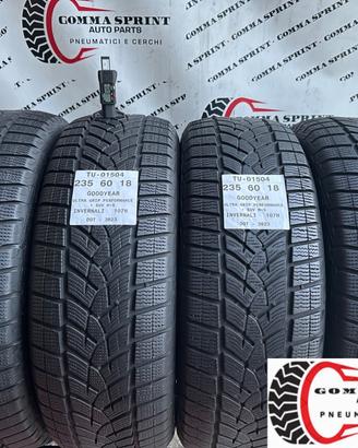 4 PNEUMATICI 235/60 R18 GOODYEAR INVERNALI