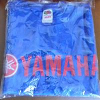 T-shirt nuova con stampa Yamaha taglia L
