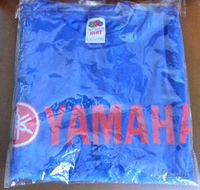 T-shirt nuova con stampa Yamaha taglia L