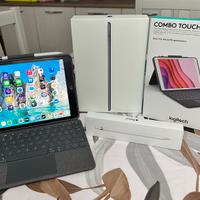 Ipad 9gen+pencil 1gen+cover tastiera logitech