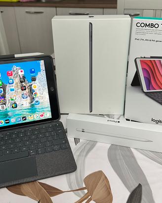 Ipad 9gen+pencil 1gen+cover tastiera logitech