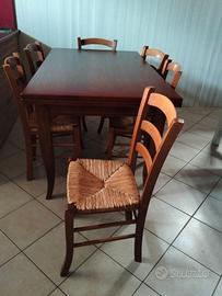 Tavolo cucina  con sedie