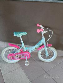 bici bimbo 14 pollici tenuta bene 