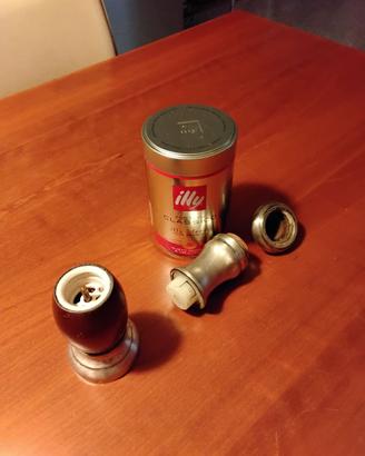 macinapepe in argento e legno