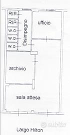 Largo Hilton ufficio 90mq