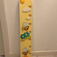 Misuratore altezza bambini in legno