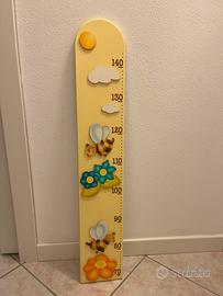 Misuratore altezza bambini in legno