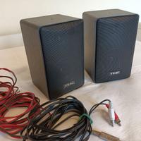 n.2 casse TEAC LS-X5 con staffe e cavi
