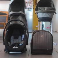 passeggino trio CAM techno con zaino e stand up 
