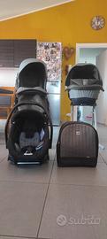 passeggino trio CAM techno con zaino e stand up 