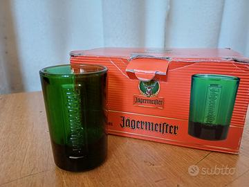 6 Bicchierini Verdi 2 CI Jagermeister Nuovi