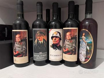 Bottiglie vino da collezione