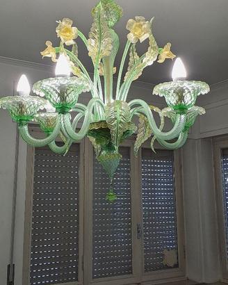 LAMPADARIO VETRO DI MURANO