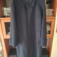 Cappotto uomo classico lungo blu lana taglia 6/54