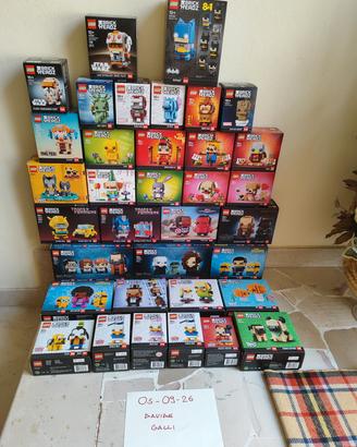 35 Lego brickheads nuovi sigillati 
