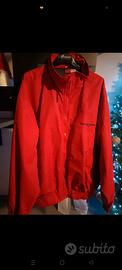 giacca anti vento rosso 