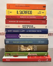 Lotto 11 libri lettura classici gialli amore libro