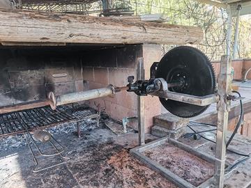 girarrosto totalmente artigianale 