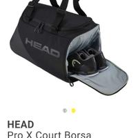 Borsa padel HEAD Pro X Court Borsa Sportiva-Nero