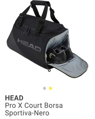 Borsa padel HEAD Pro X Court Borsa Sportiva-Nero