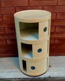 comodino SpaceAge Castelli per Kartell 