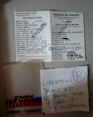 Librettino "Annullato " Fantic Trial Progress 1