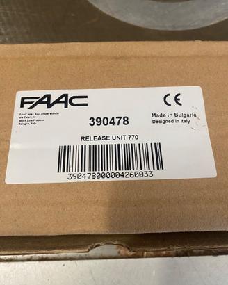 Dispositivo sblocco a leva faac
