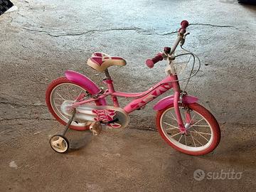 Bicicletta taglia 14, bambina 3-8 anni