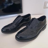 Mocassino donna pelle lucida nera taglia 39