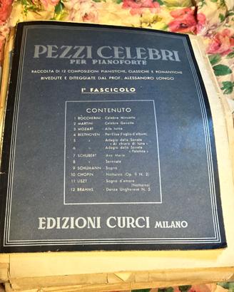 spartiti musicali primi 900