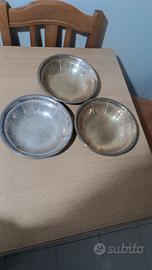 ciotole in acciaio 