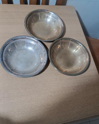 ciotole in acciaio 