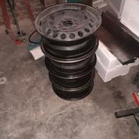 4 cerchi acciaio 15" volkswagen,skoda,audi,seat
