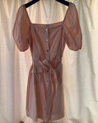 Abito rosa antico in viscosa