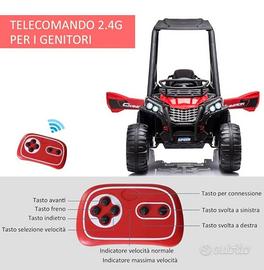  macchina bambini da 1 a 8 anni e oltre