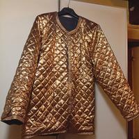 giacca donna double face oro/nero