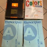 Risme carta A4 colorata