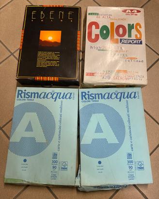 Risme carta A4 colorata