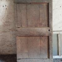 portone  1battente in castagno