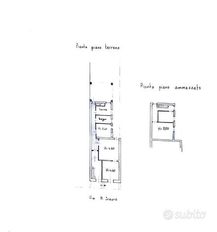 Semindipendente con giardinetto zona lungomare