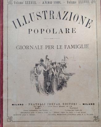 VOLUME DEL 1901 ILLUSTRAZIONE POPOLARE