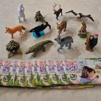Kinder serie non completa Animali 2021 con cartine