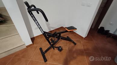 panca power crunch addominali