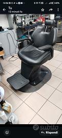Poltrona professionale da parrucchiere