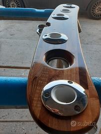 rocket in legno di noce finger joint 