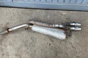 Scarico o marmitta doppio scarico per Fiat bravo