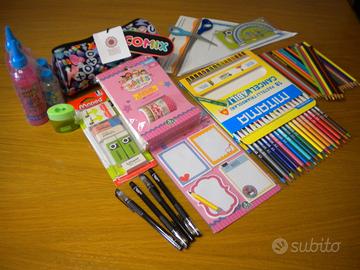 KIT SCUOLA PER BAMBINI -13 PRODOTTI NUOVI