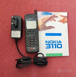 NOKIA 3110, anno 1997, caricatore, manuale. 