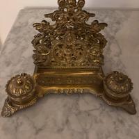 Porta carte antico in ottone