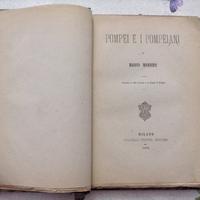 Libro Pompei e i Pompeiani di Marco Monnier 1873